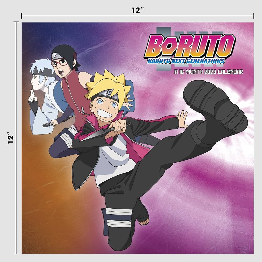 2023 Boruto: Naruto Next Generations Wall Calendar: Trends